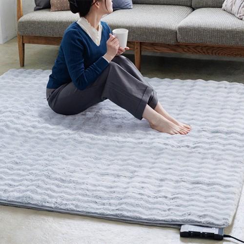【未使用品】広電　電気カーペット　カバーセット　2畳相当 広電 電気カーペット 2畳カバーセット グレー 爆買 : どっとカエール