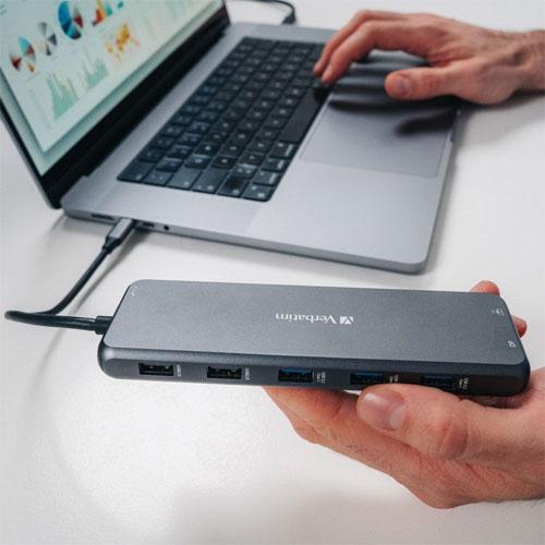 バーベイタム PD急速充電対応 USB Type-Cハブ : どっとカエールプラス