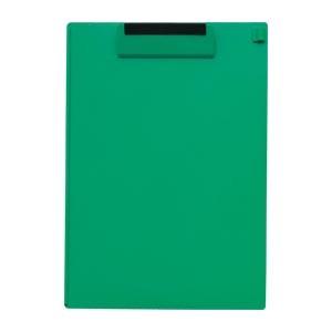 ○オープン クリップボード（プラスチッククリップ） A4判タテ型（緑