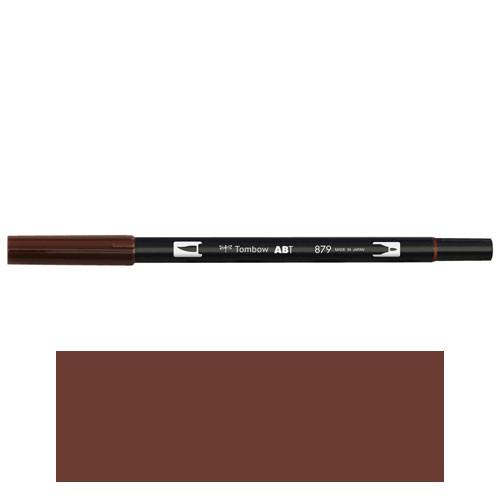 トンボ鉛筆　ＡＢＴ　デュアルブラッシュペン　水彩　マーカー　カラーペン　ツインタイプ　DUALBRUSH　単色（ ブラウン）｜dotkae-ru