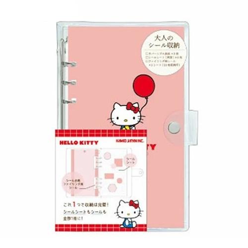 ♡キティ ミミィ シールファイル 2001年 収納 スポンジシール プチエポ♡ カミオジャパン サンリオ大人のシール収納 キティ/レトロ : どっと
