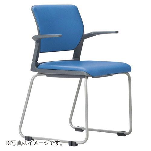 アイコ 法人限定 ミーティングチェア 布張り 4脚セット 肘付タイプ