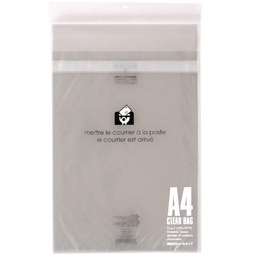 ●エトランジェ・ディ・コスタリカ　透明ＯＰＰ袋　ベイシス　粘着テープ付　１０枚入り　Ａ４サイズ用｜dotkae-ru