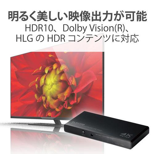 エレコム　直送　ＨＤＭＩ　切替器　ＵＳＢ　Ｔｙｐｅ−Ｃ×１入力　タイプＡ×４入力　１出力_4