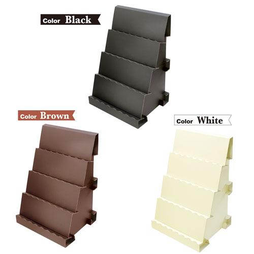 ササガワ 組立式傾斜かざり棚 BIG ブラック 什器 即売会 創作