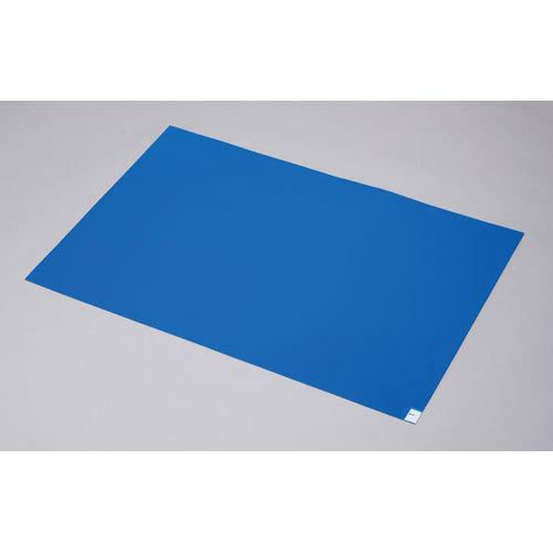 ブラストン　粘着マット　クリーンマット　強粘着　フィルム３０枚積層　１０シート　工場　製造　クリーンルーム　（青）