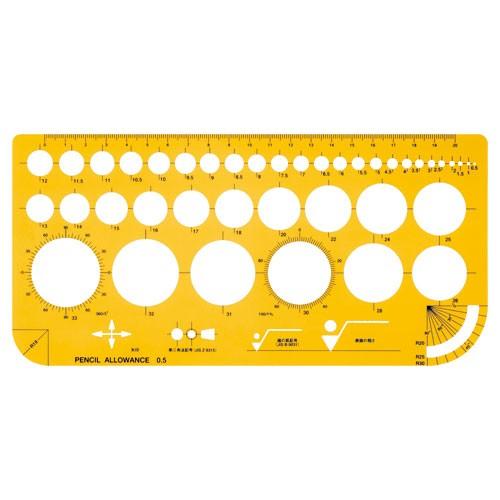 ウチダ テンプレート No.863 仕上記号定規 012-0012 wyw801m ウチダ テンプレート No863 機械定規 NO863 仕上記号 : どっと