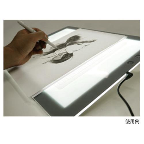 送料込 B4/LED無段階光調整 ムトートレース台 マービー ウチダ KD LEDトレース台 調光式 B4型 : どっとカエール