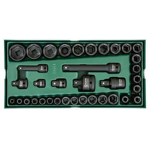 レックス　法人限定 36pcs 3 8″\u00261 2″（9.5mm 12.7mm）インパクトソケットセット【RS-09914】_1