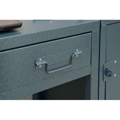 東谷　デスク　机　ロッカー風　スチール　ＴＰＮ−３２ＧＲ 