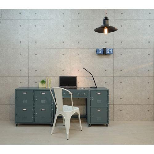 東谷　デスク　机　ロッカー風　スチール　ＴＰＮ−３２ＧＲ 