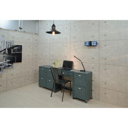 東谷　デスク　机　ロッカー風　スチール　ＴＰＮ−３２ＧＲ 