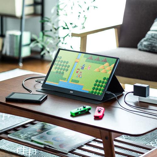 秋冬の主役◎ サンワサプライ　直送　モバイルディスプレイ 【WSO6641686373】(23320円)