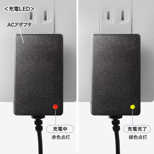 サンワサプライ　大型作業用ファン 充電式 FAN-W1BK【大型作業用ファン（充電式・自動首振り機能付き）】夏