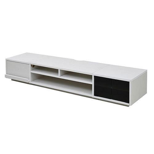 ＪＫプラン　テレビボード ローボード 50インチ 大型テレビ台 テレビラック 収納 配線収納（ホワイト）