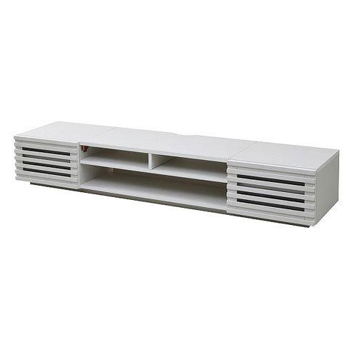 ＪＫプラン　テレビボード ローボード 50インチ 大型テレビ台 テレビラック 収納 配線収納（ホワイト）