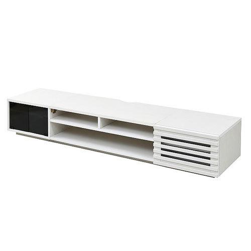 ＪＫプラン　テレビボード ローボード 50インチ 大型テレビ台 テレビラック 収納 配線収納（ホワイト）