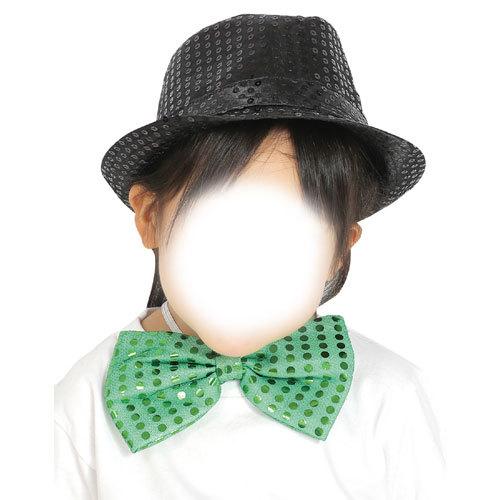 アーテック　キラキラ蝶ネクタイ　衣装　発表会　小道具（グリーン）｜dotkae-ru｜02