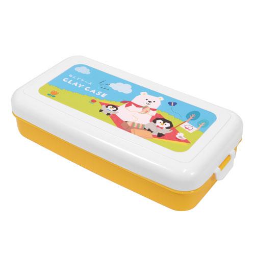 クツワ ねんどケース 粘土ケース 可愛い かわいい 収納 : どっと