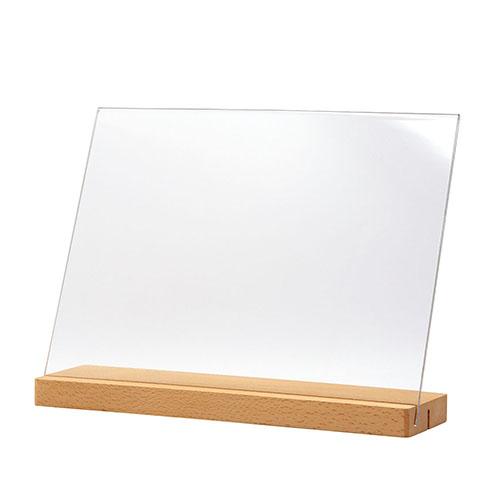 クルーズ サインホルダー2WAY木製スタンド A4 ヨコ : どっとカエール