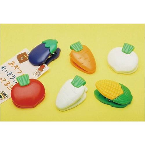 イワコー おもしろ消しゴム お野菜クリップ 1セット（60個入