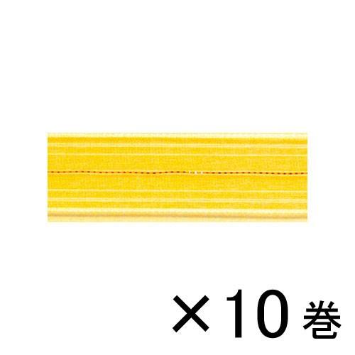 銀鳥産業 パールリボン 12mm×30m 1セット(10巻入)（黄） : どっと