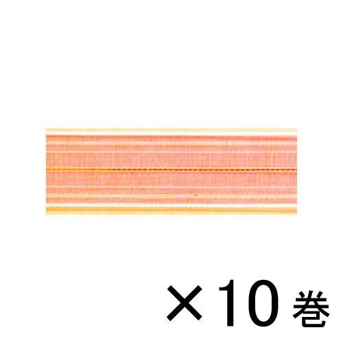 銀鳥産業 パールリボン 12mm×30m 1セット(10巻入)（ピンク） : どっと
