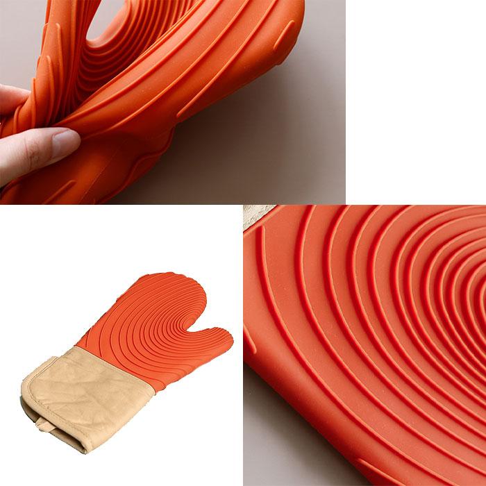 片手鍋つかみ シリコン 耐熱ミトン オーブンミトン 200℃ 耐熱防水 やけど防止 滑り止め 左右兼用  キッチンミトン アウトドア クッカー 爆買 |  | 15