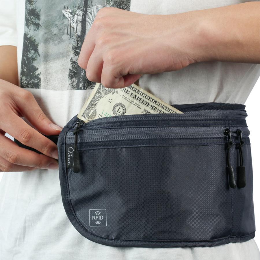 セキュリティポーチ スキミング 防止 パスポートケース RFID ウエストポーチ海外旅行 スキミング防止 パスポートケース 貴重品 爆買 |  | 07