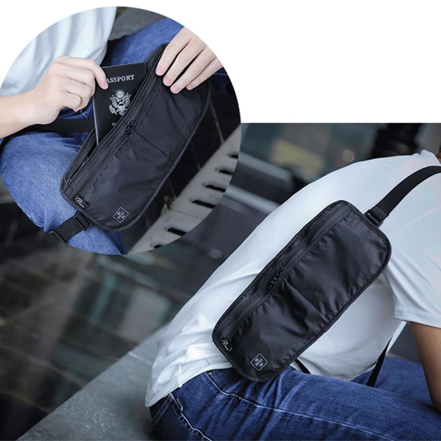 セキュリティポーチ スキミング 防止 パスポートケース RFID ウエストポーチ海外旅行 スキミング防止 パスポートケース 貴重品 爆買 |  | 08