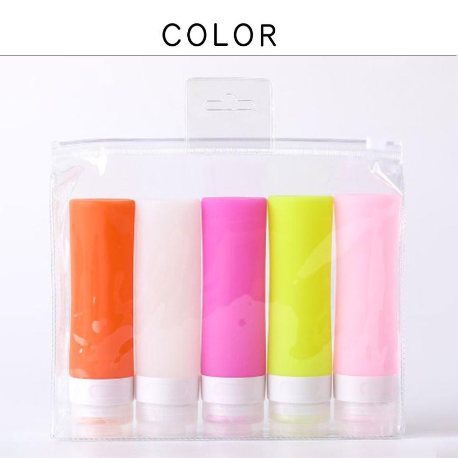 5個セット シリコン 詰め替えボトル ジェル おしゃれ シリコン製 旅行用詰め替え容器 旅行 携帯詰め替え容器 60ml 爆買 |  | 09