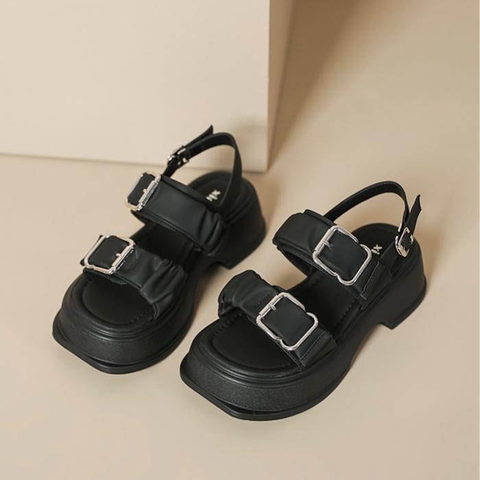 サンダル 5cmヒール レディース おしゃれ 厚底サンダル 大きいサイズ フラット 歩きやすい 厚底 アウトドア 夏 行楽 爆買 |  | 08