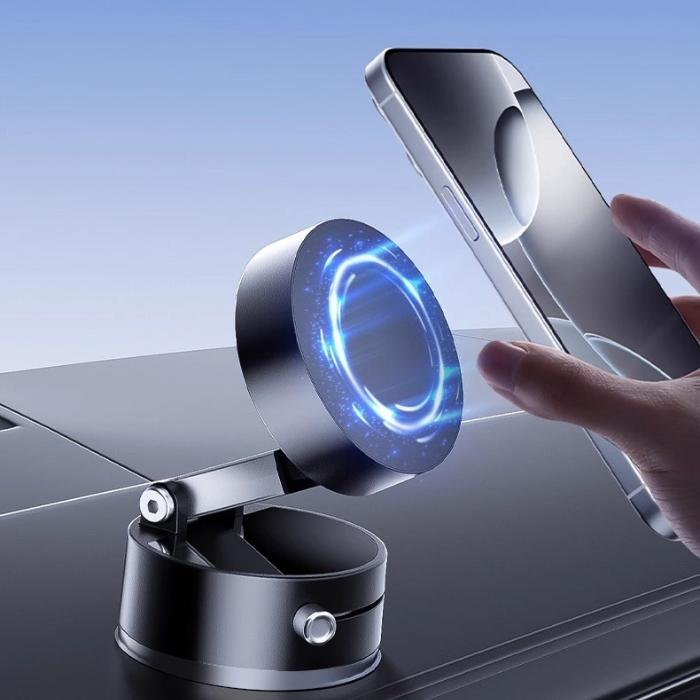 どこでもスマホスタンド 真空 スマホスタンド マグネット式 スマホホルダー 携帯スタンド 超強力 磁石 吸盤 折りたたみ 車載スマホスタンド おしゃれ 爆買 |  | 10