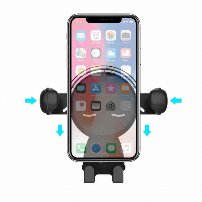 車載スマホ ホルダー 車載スマホスタンド スマホスタンド車 置くだけ かわいい 車載ホルダー 車アクセサリー スマホスタンド 吹出口 爆買 |  | 08