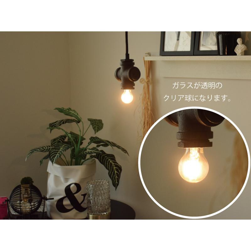 LEDフィラメント・クリアミニクリプトン電球 40W相当 E17 440lm 電球色