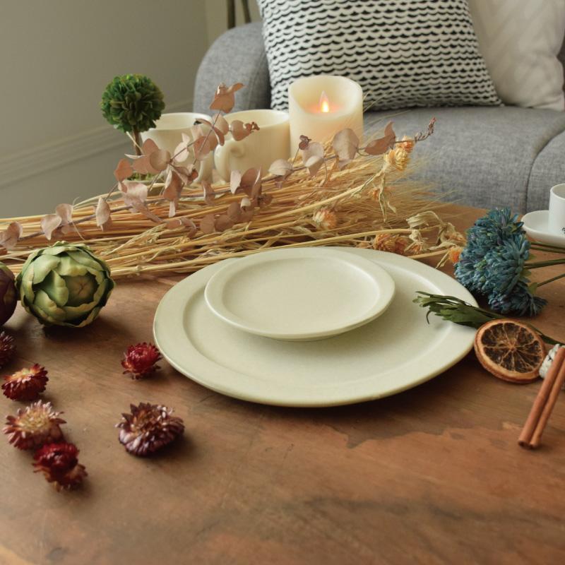 【日本製】 翠(SUI) 大皿 25cm 食器 皿 プレート おしゃれ 月白 tsuki-shiro 和食 シンプル 陶器 美濃焼 かわいい 在庫 288197 爆買 | aito製作所 | 03