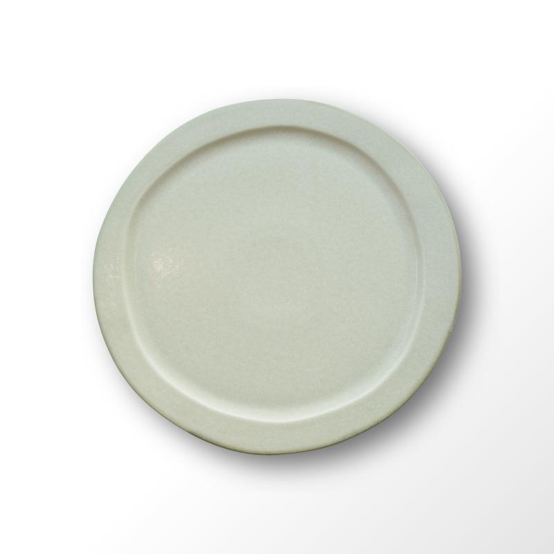 【日本製】 翠(SUI) 大皿 25cm 食器 皿 プレート おしゃれ 月白 tsuki-shiro 和食 シンプル 陶器 美濃焼 かわいい 在庫 288197 爆買 | aito製作所 | 04