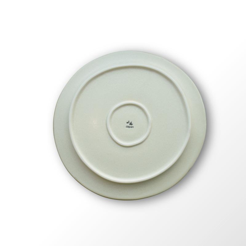 【日本製】 翠(SUI) 大皿 25cm 食器 皿 プレート おしゃれ 月白 tsuki-shiro 和食 シンプル 陶器 美濃焼 かわいい 在庫 288197 爆買 | aito製作所 | 05