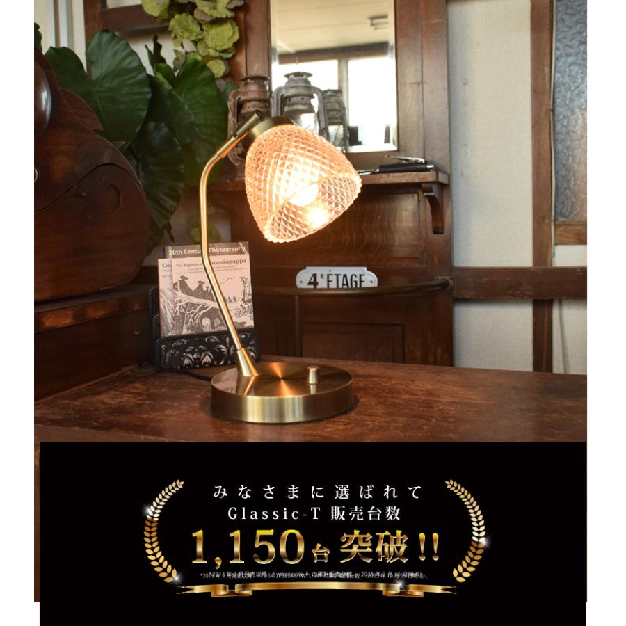 デスクライト led 調光 おしゃれ ガラス 間接照明 レトロ テーブルライト 照明器具 541 爆買の画像