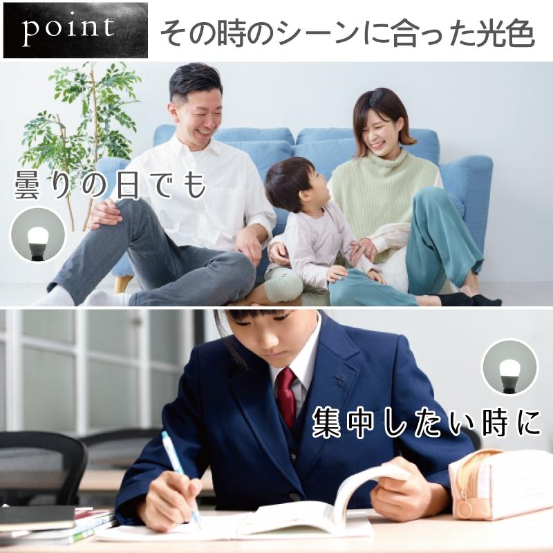 LED電球 調光 調色 リモコン 操作式 LEDIMO（レヂモ） 【1球】 60W形 E26 電球色 昼白色 タイマー リモコン電球 簡単取付 電球のみ リニューアル 爆買 | YOUWA | 06