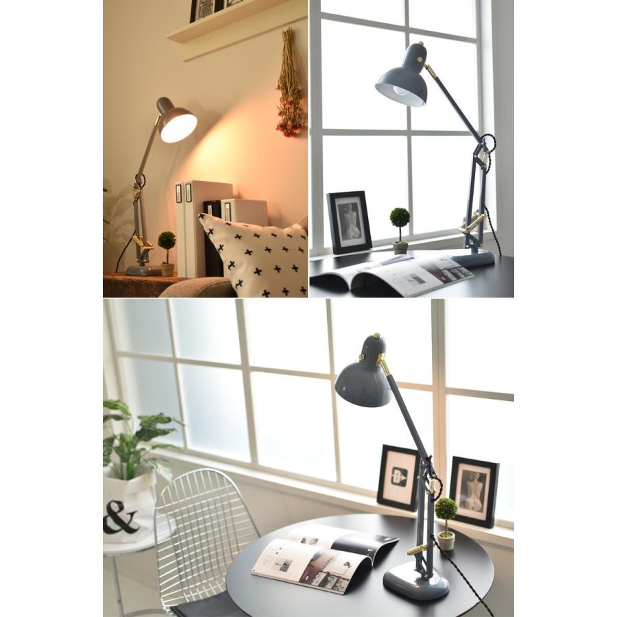 デスクライト おしゃれ 真鍮 デスクランプ 間接照明 ヴィンテージ 寝室 ヴィンテージグレー/ブラック カールトンデスクランプ FP-006 爆買 | HERMOSA | 06