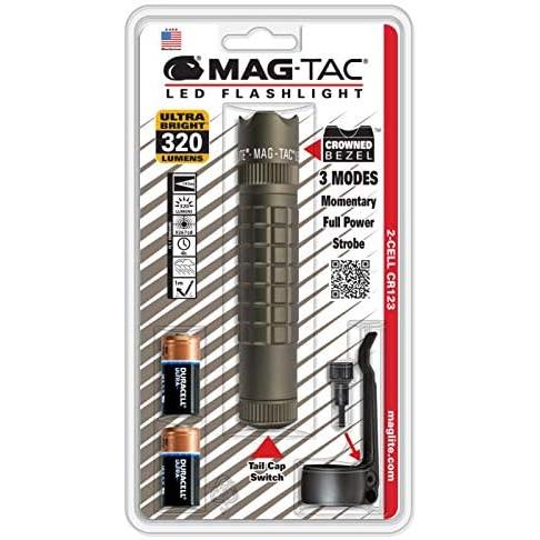 【並行輸入品】 釣り アウトドア マグライト MagTac LED 2セル CR123 懐中電灯 クラウンベゼル フォリッジ SG2LRB6 | 