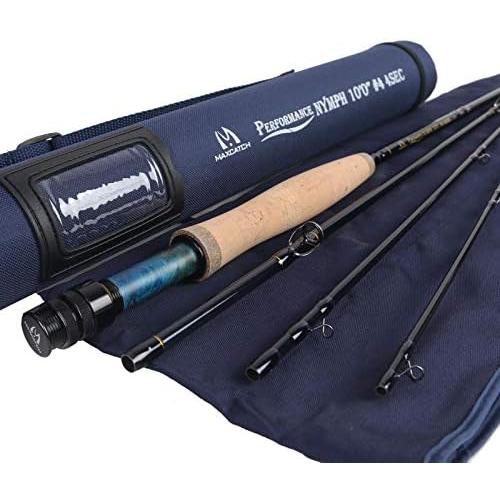 【並行輸入品】 釣り アウトドア マックスキャッチ パフォーマンス ニンフ フライフィッシング ロッド 234wt 10ft 43237-2 | 