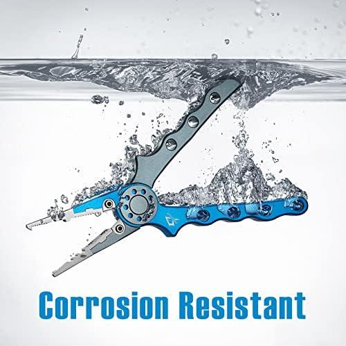 【並行輸入品】 釣り アウトドア Piscifun フィッシングプライヤー スプリットリング付きソルトウォーターフィッシング Piscifun-TL050-J |  | 01