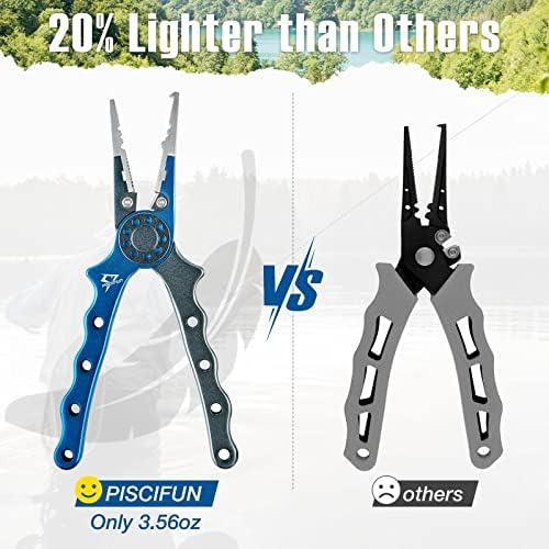 【並行輸入品】 釣り アウトドア Piscifun フィッシングプライヤー スプリットリング付きソルトウォーターフィッシング Piscifun-TL050-J |  | 03