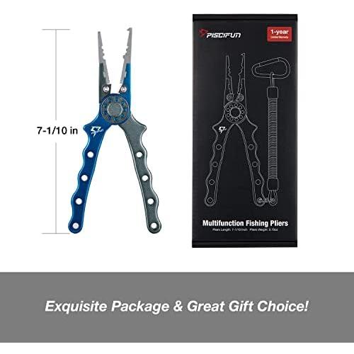 【並行輸入品】 釣り アウトドア Piscifun フィッシングプライヤー スプリットリング付きソルトウォーターフィッシング Piscifun-TL050-J |  | 04