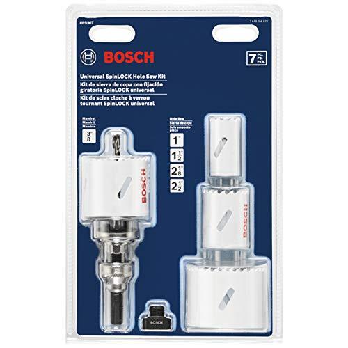 工具 ボッシュ BOSCH HBSLKIT スピンロックユニバーサルホールソーキット 7ピース｜dotsupplyllc｜02