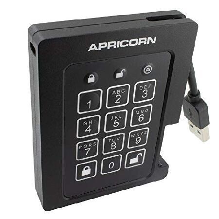 Apricorn 4TB Aegis Padlock SSD 256-Bit, FIPS 140-2 Level 2 Validated Rugged｜dotsupplyllc｜03