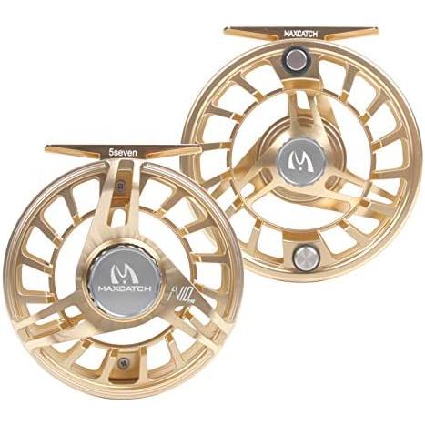 【並行輸入品】 釣り アウトドア マックスキャッチ フライフィッシングリール CNC加工アルミボディ スーパーラージアーバー AVID PRO | 