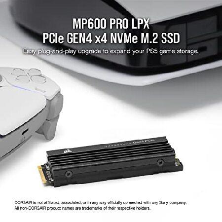 DDR メモリ  コルセア MP600 プロ Low Profile 500GBモデル LPX PCIe Gen4 x4 NVMe M.2 SSD メ｜dotsupplyllc｜02